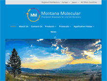 Tablet Screenshot of montanamolecular.com